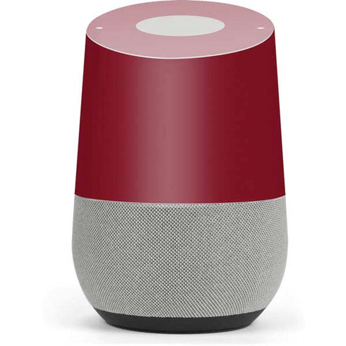 Burgundy Solid Google Home Skin